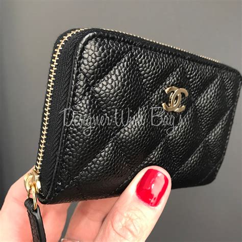 chanel small zip wallet price|Chanel wallet euro.